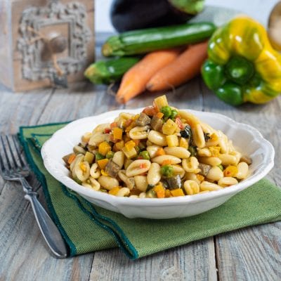 Cavatelli con ragù di verdure