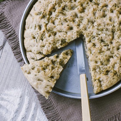 Focaccia senza glutine al grano saraceno