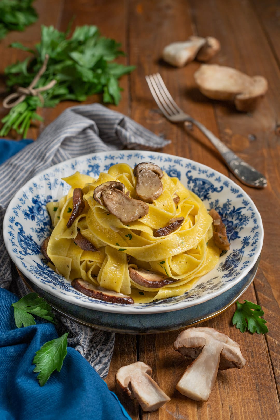 Tagliatelle ai funghi porcini cremose senza panna Sonia Peronaci