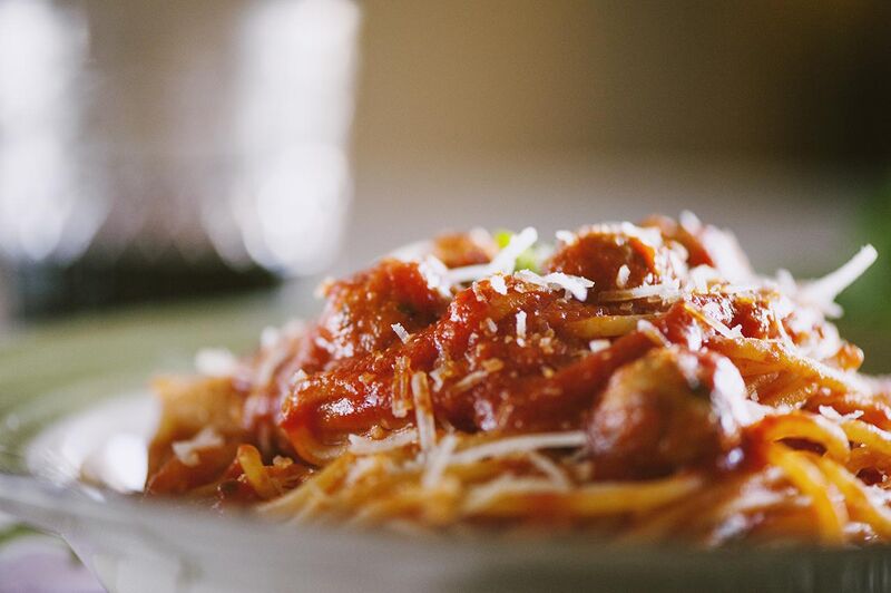 Spaghetti meatballs le origini