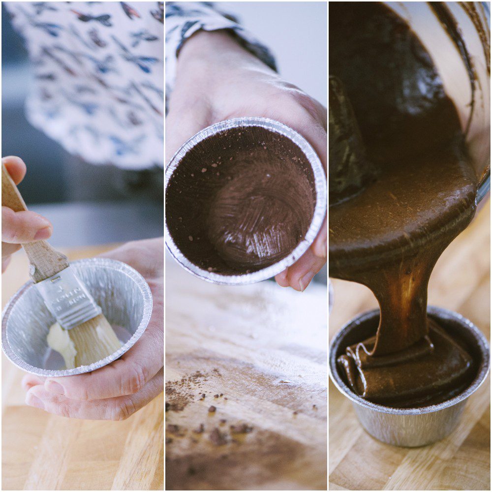 Tortino al cioccolato con cuore fondente senza glutine