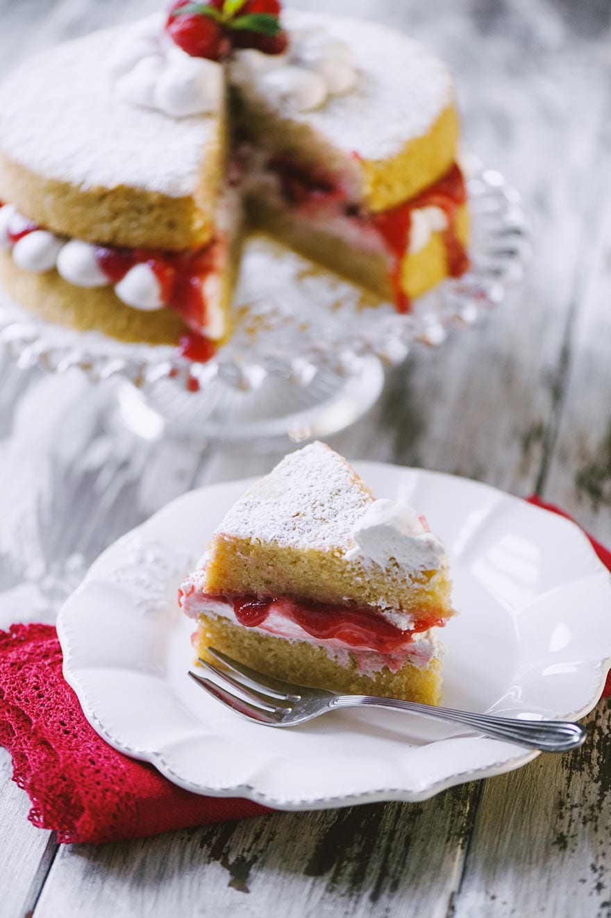 Victoria cake vegana e senza glutine