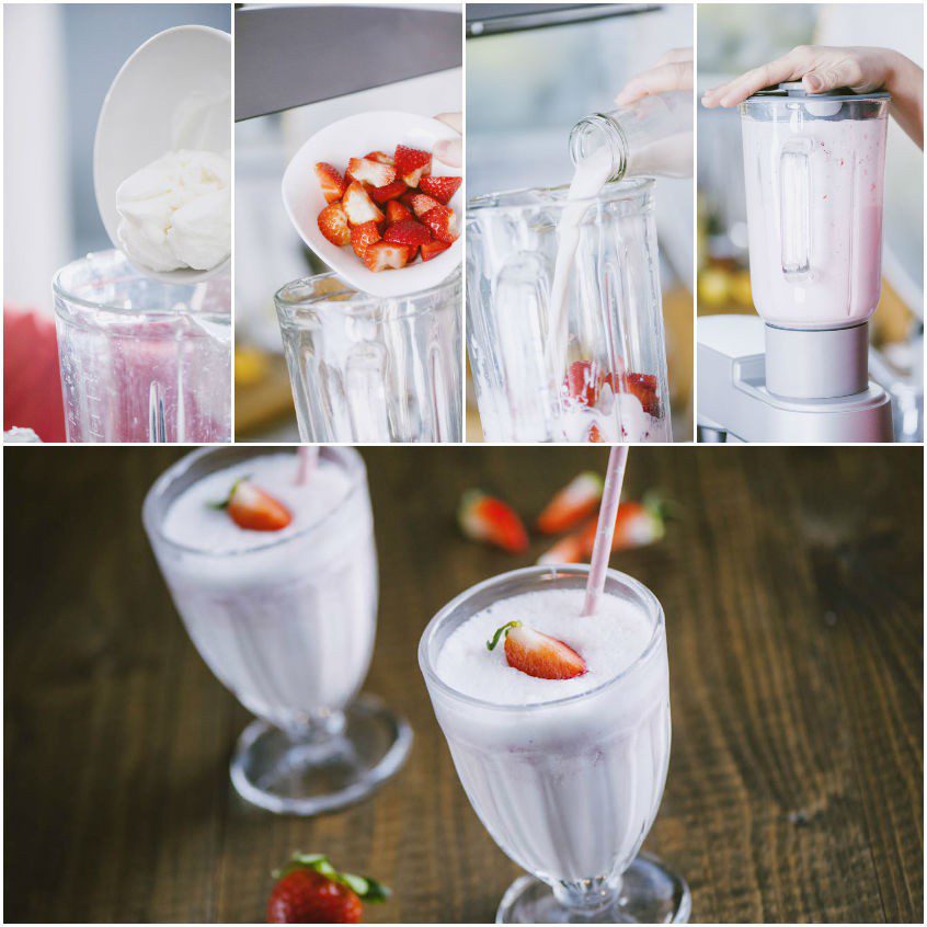 Milkshake alla fragola