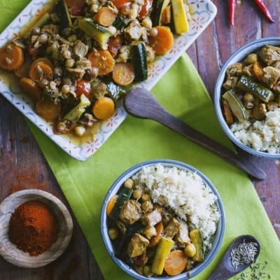 Couscous alla marocchina, servito appena pronto