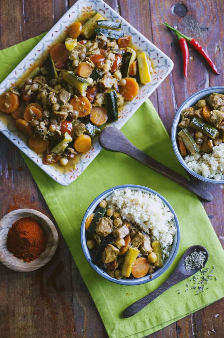 Couscous alla marocchina, servito appena pronto