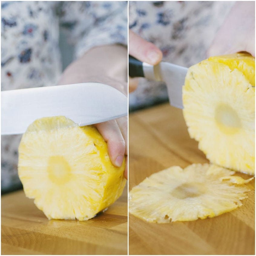 Come pulire e tagliare l'ananas
