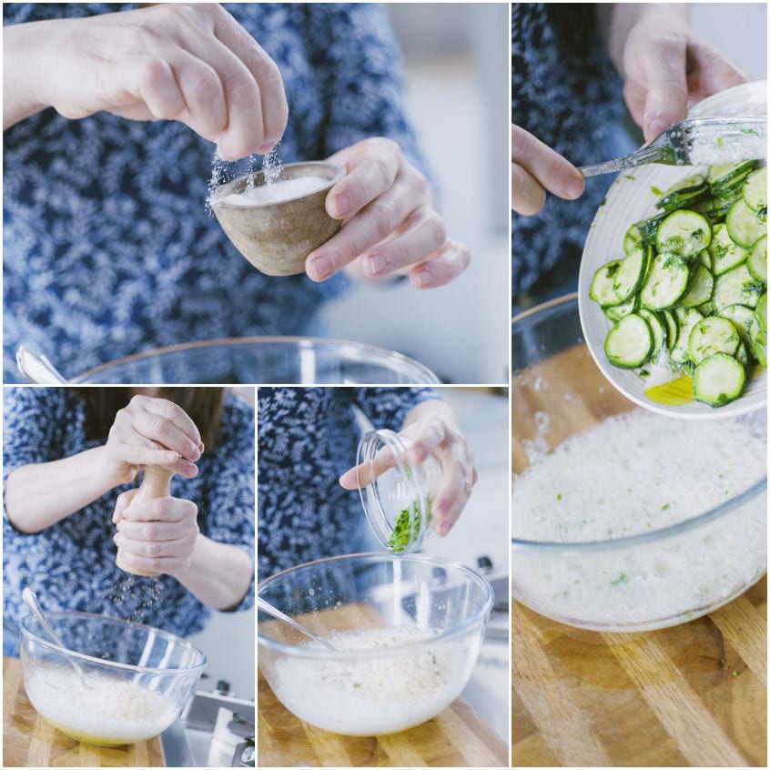 Frittata di albumi e zucchine