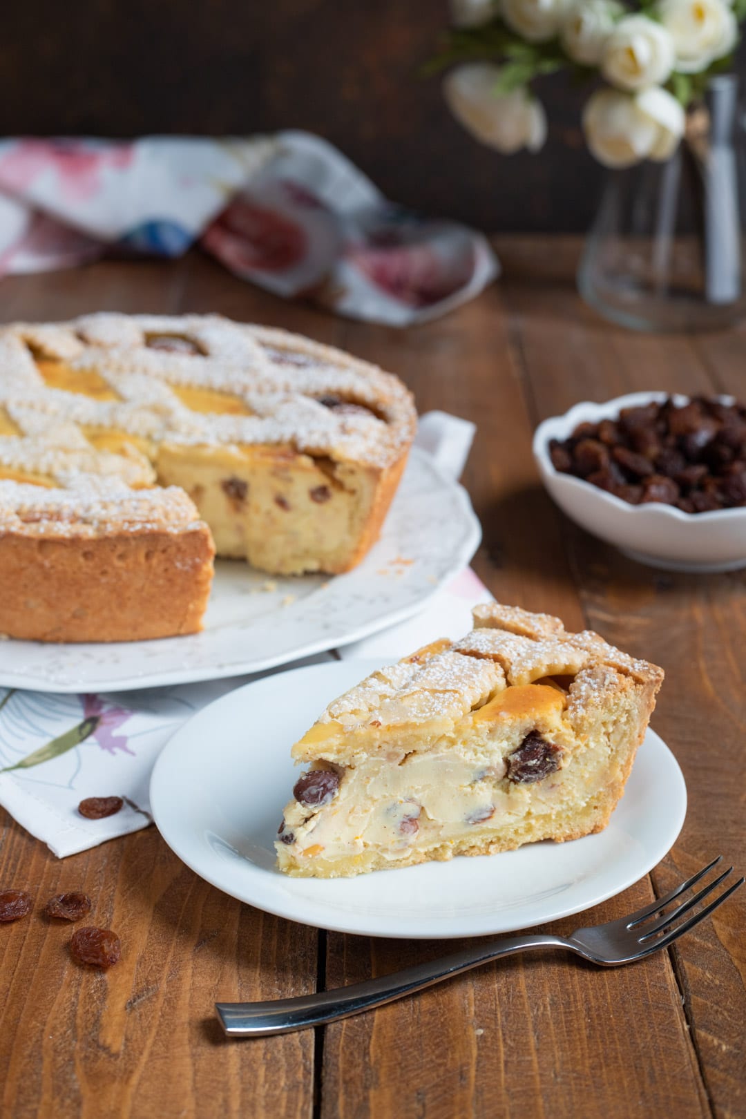 Crostata di ricotta alla romana 