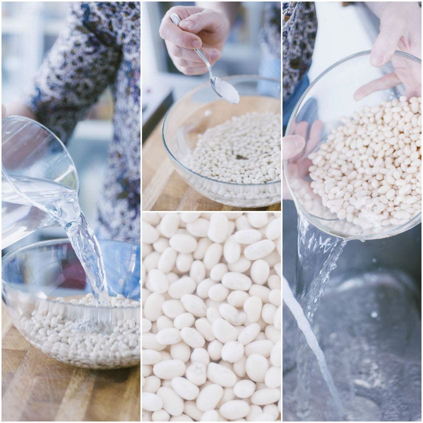 Cavatelli con fagioli bianchi e peperoni cruschi