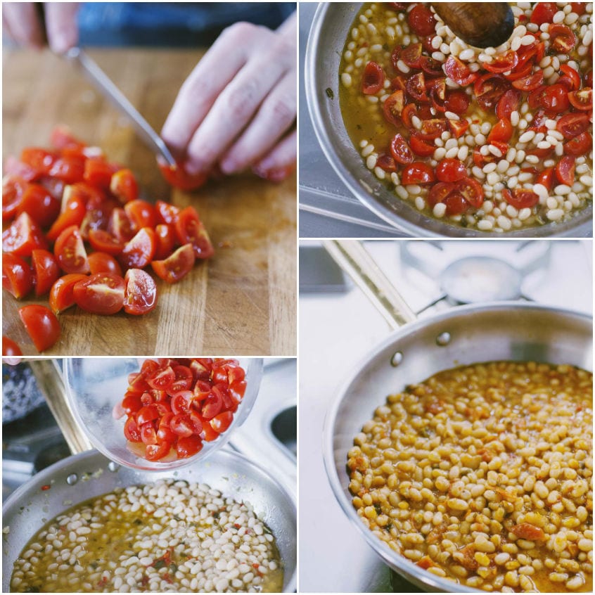 Cavatelli con fagioli bianchi e peperoni cruschi