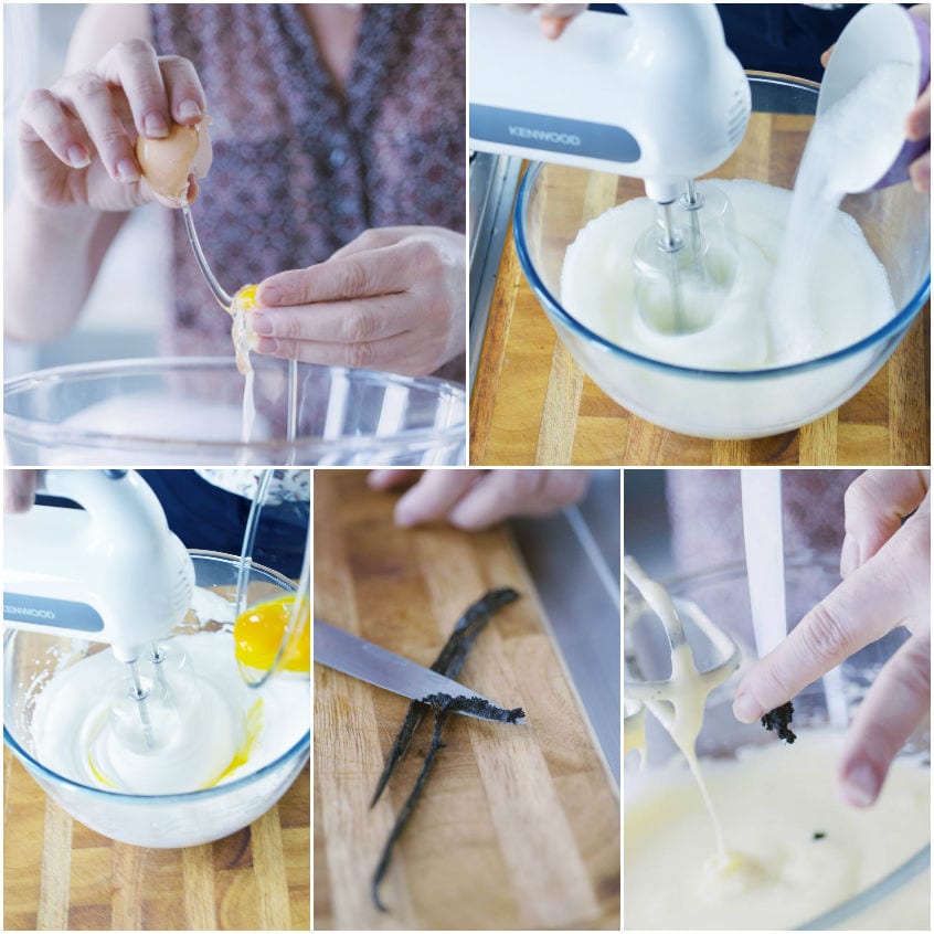 Clafoutis di albicocche e ciliegie