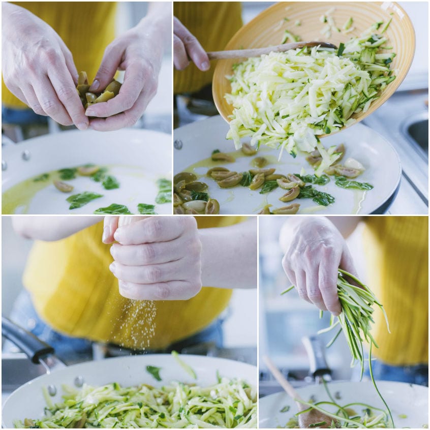 Pasta con le zucchine