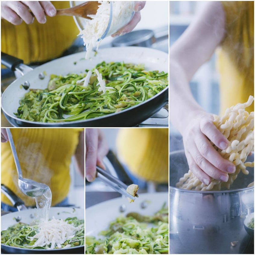 Pasta con le zucchine