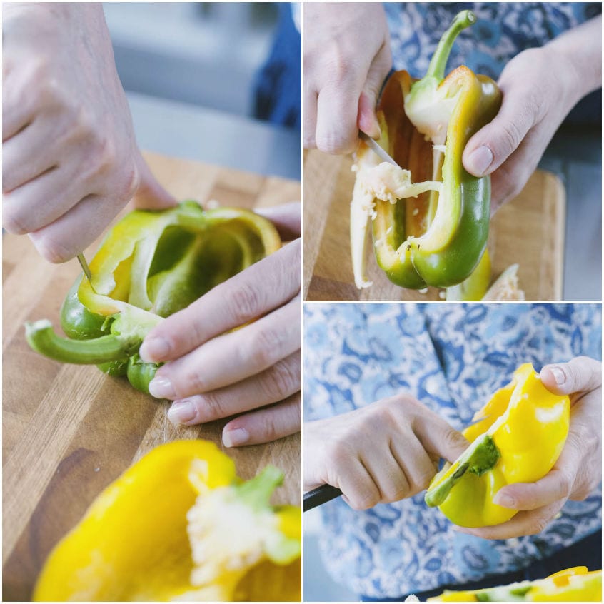 Come tagliare i peperoni