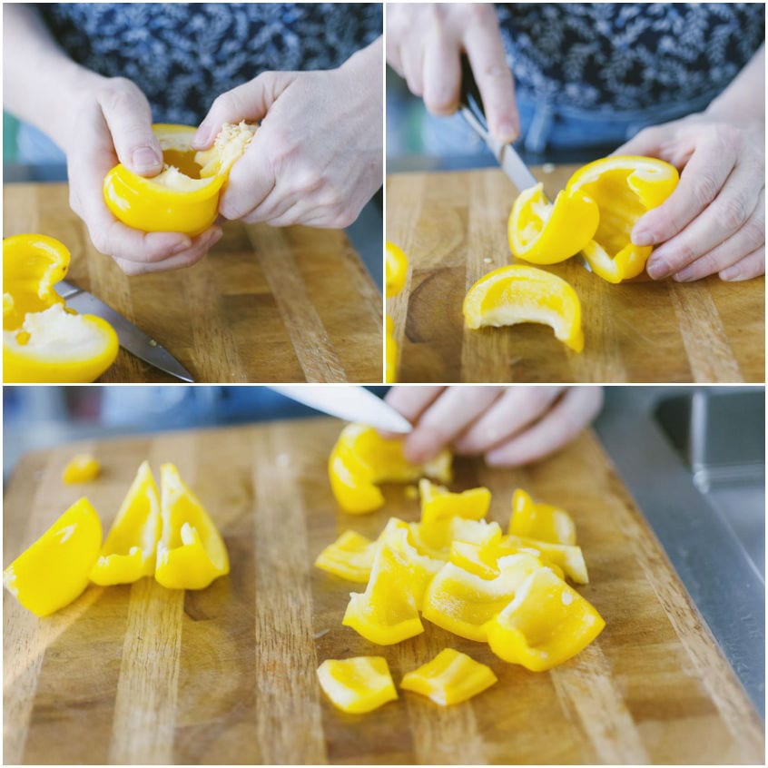 Come tagliare i peperoni