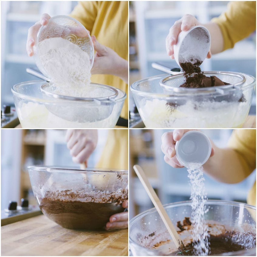 Chiffon cake al cacao