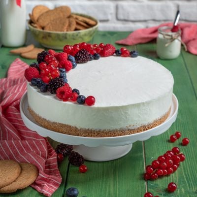 Torta fredda allo yogurt