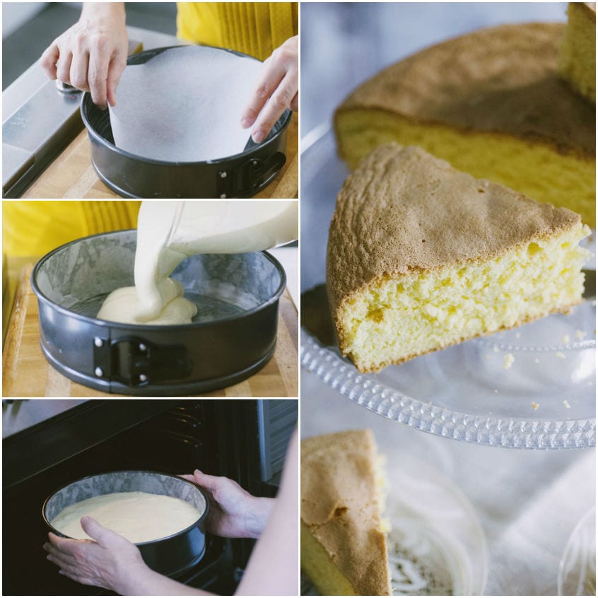 Pan di Spagna senza glutine e latticini