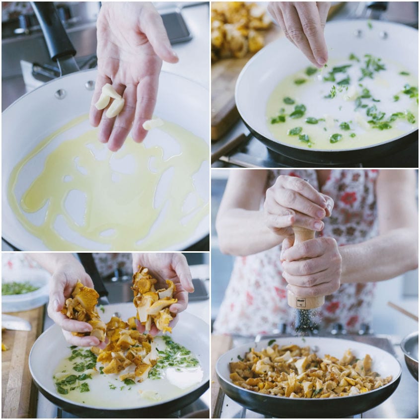 Risotto finferli e zafferano