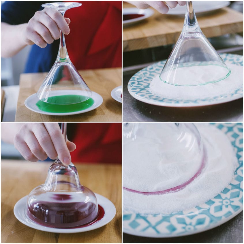 Come decorare con lo zucchero i bordi dei bicchieri