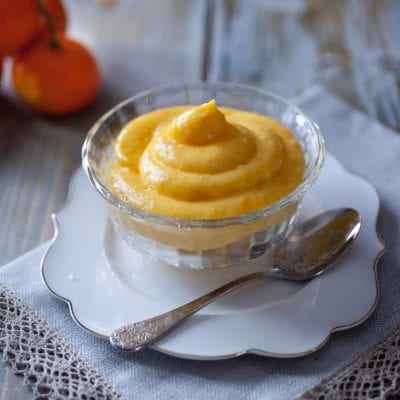 Crema pasticcera al mandarino
