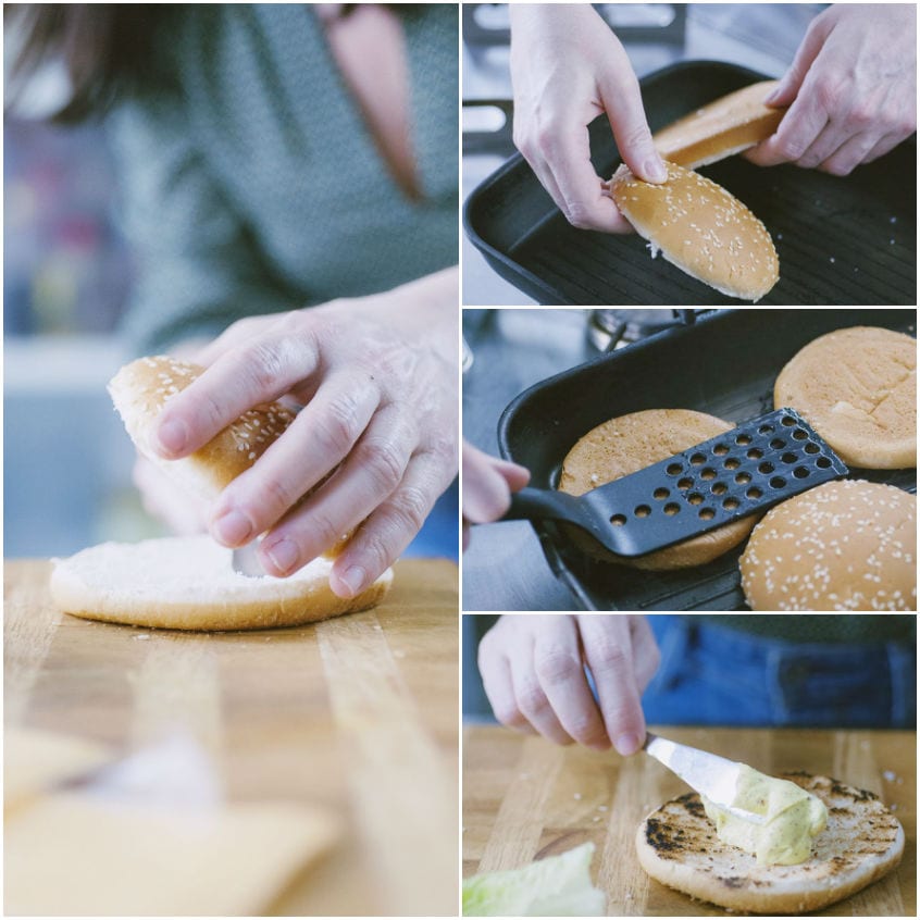 Tostatura pane per hamburger