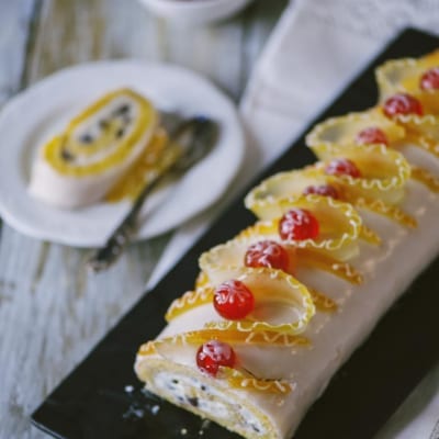 Rotolo di cassata, spettacolare e semplicissimo