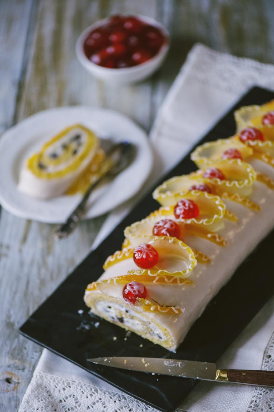 Rotolo di cassata, spettacolare e semplicissimo