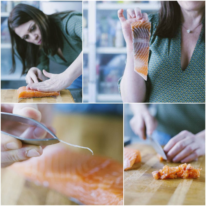 Burger di salmone