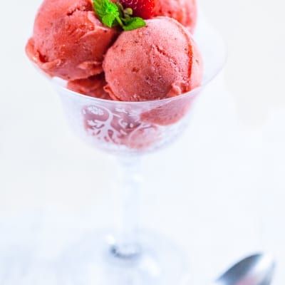 Gelato alla fragola, fresco ed irresistibile