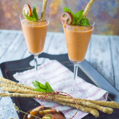 Gazpacho con fragole