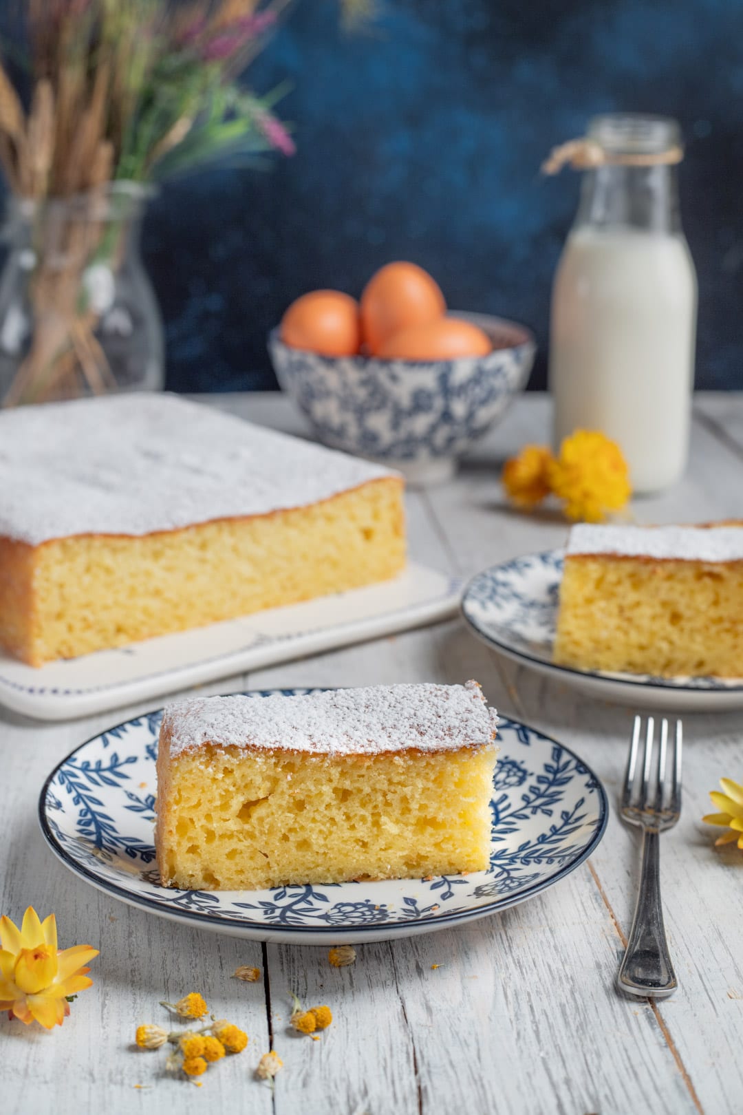 Torta al latte caldo