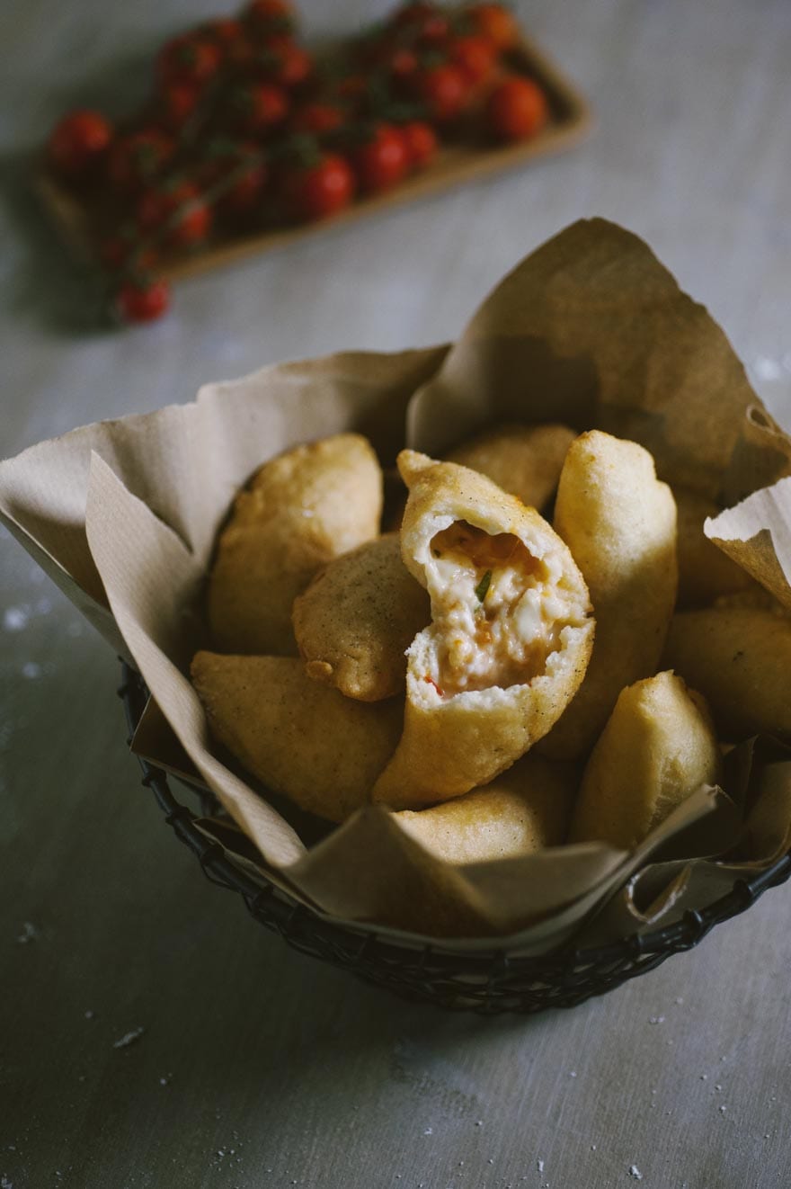 Panzerotti senza glutine pronti all'assaggio