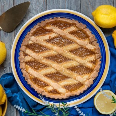 Crostata con marmellata di limoni