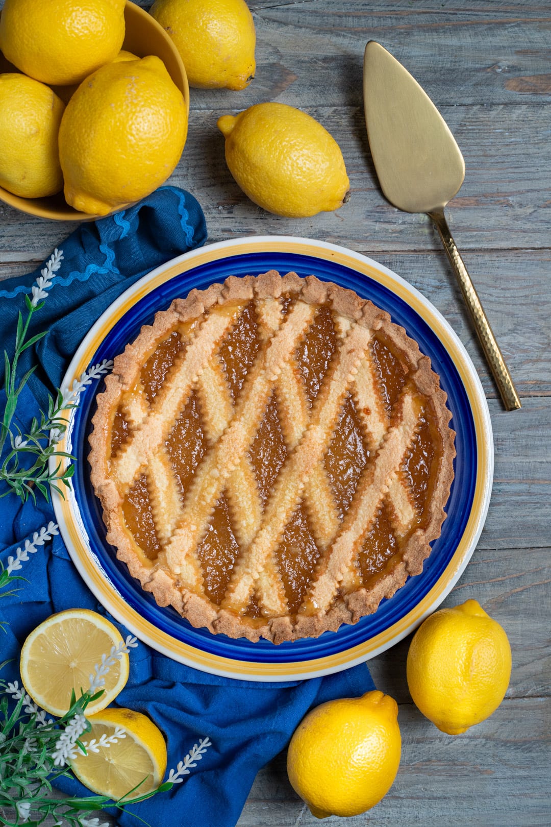 Crostata con marmellata di limoni