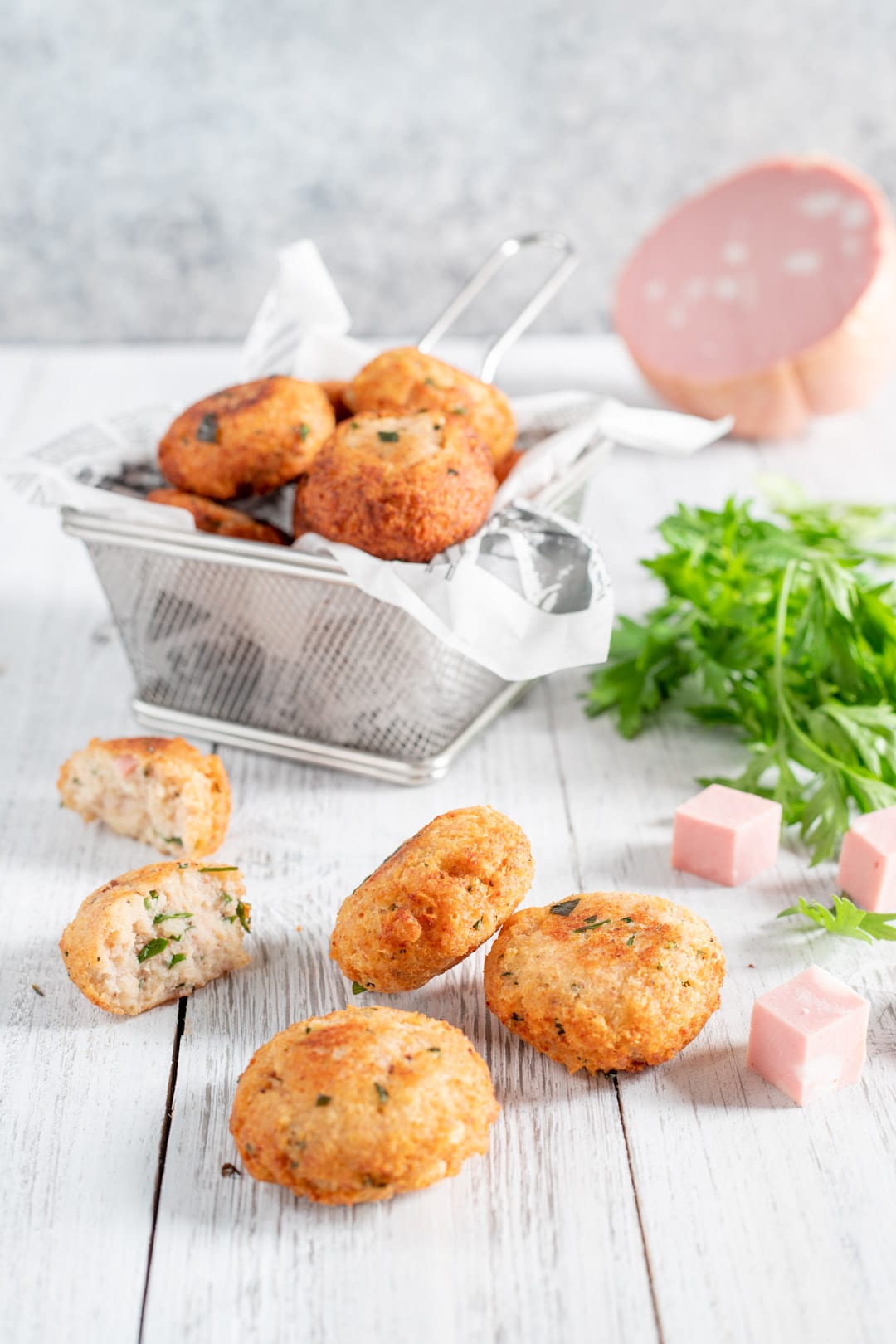 Polpette di ricotta e mortadella