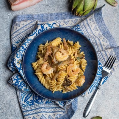 Carbonara di carciofi