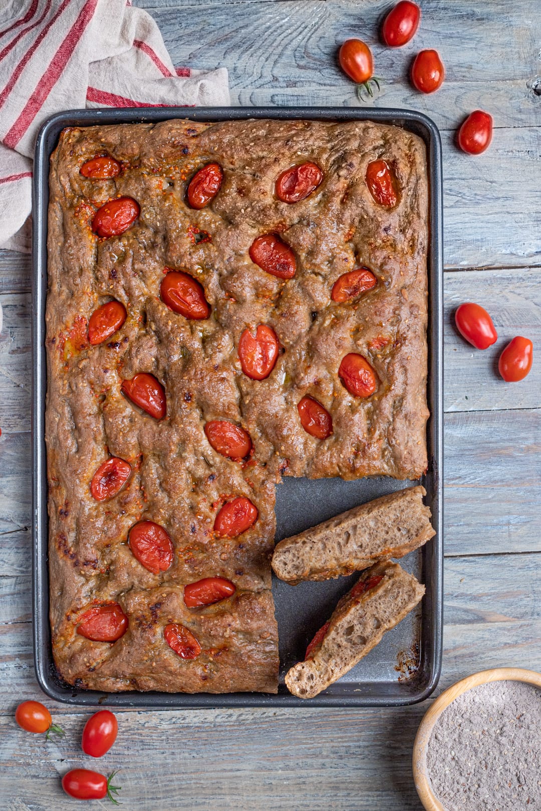 Focaccia ai cereali ricetta