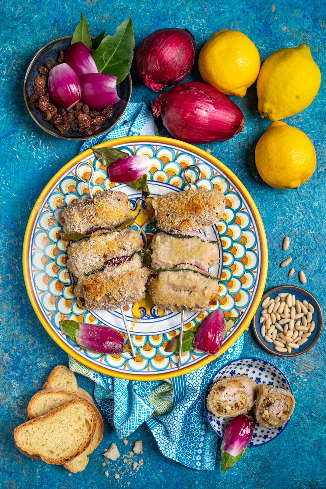 Involtini di vitello palermitani