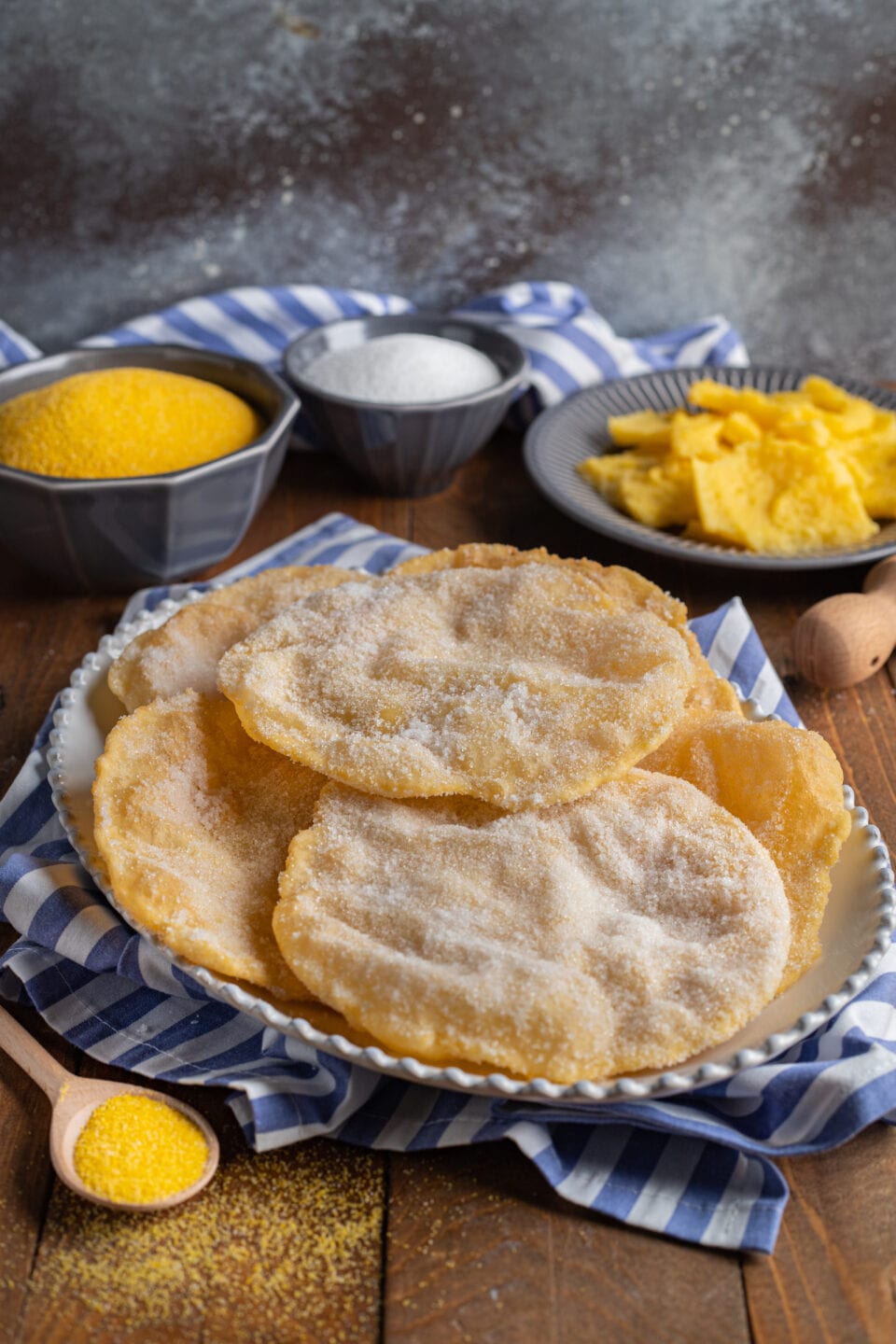 Frittelle dolci di polenta