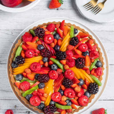 crostata con frutta fresca mista