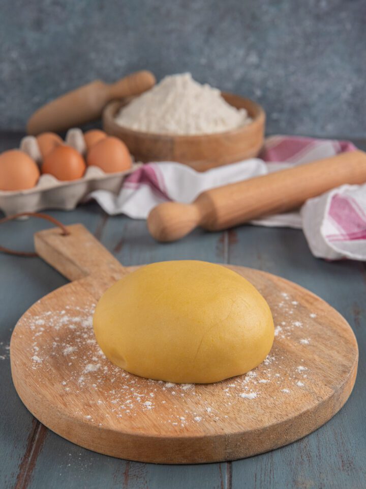 Pasta frolla senza burro con farina e uova