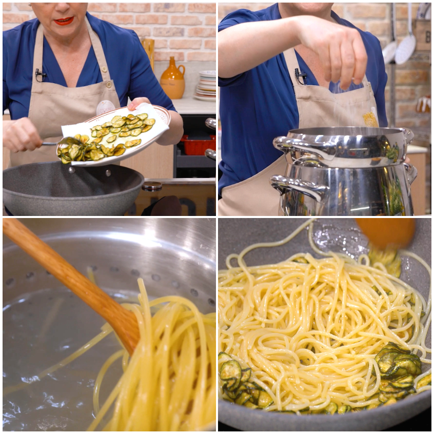 cottura pasta alla Nerano