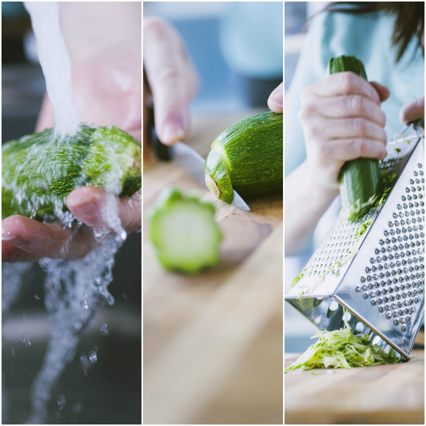 pesto zucchine step 1