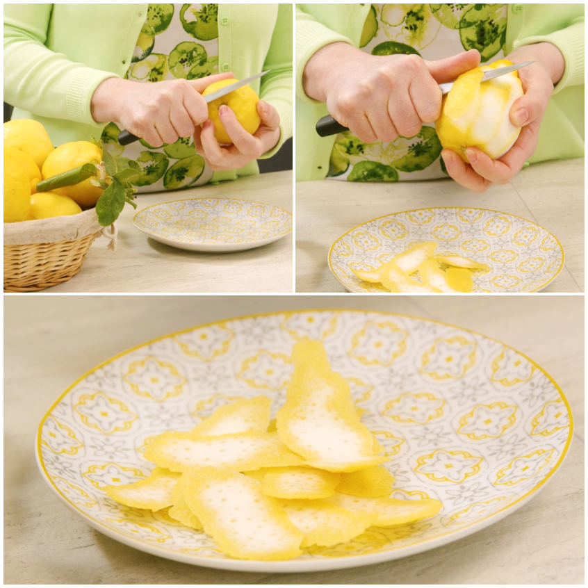 sbucciatura limoni limoncello