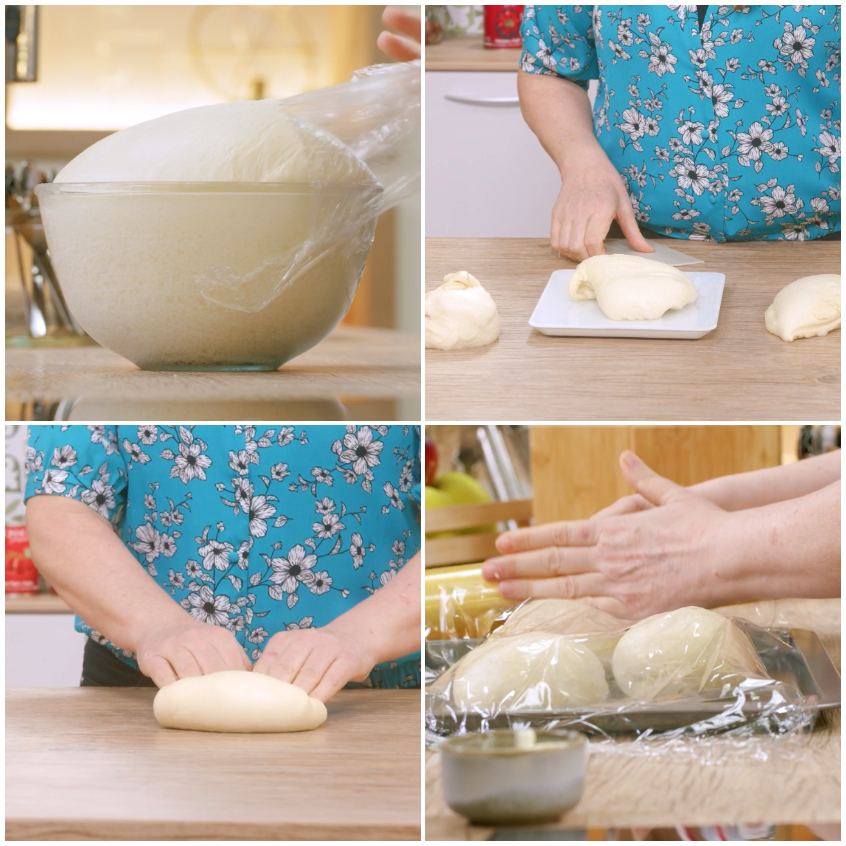 pane al latte divisione impasto