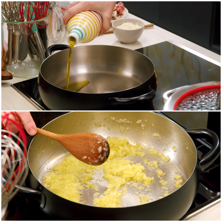 cottura cipolla pasta alla zozzona