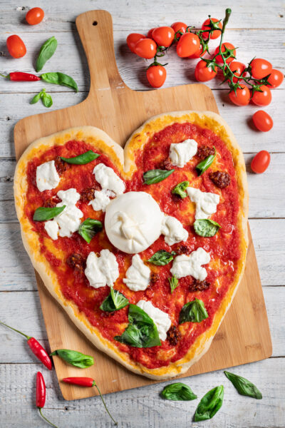 Un piatto simbolo della cucina italiana trasformato in ricetta romantica adatta anche per San Valentino