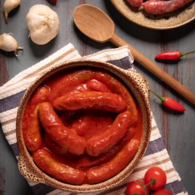 Salsiccia al sugo Un piatto rustico e saporito della tradizione italiana