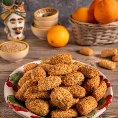 Reginelle Palermitane biscotti al sesamo semplici e buonissimi